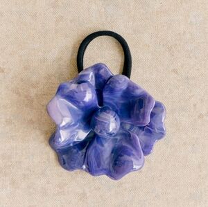Nwt! Sezane Kiana Resin Hair Accessory In Lavender